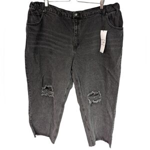 Vanilla Star NWT Cinched Waist Straight Leg Jeans Sz 24W